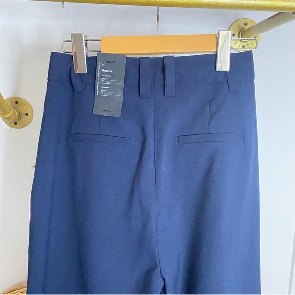FRANK & OAK - NWT Navy Amelia Balloon Fit Pants - size 2 - Picture 7 of 16